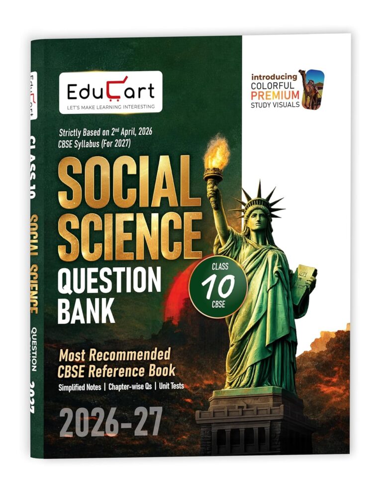 Educart Social Science Question Bank For CBSE Class 10th 2026-27 New Syllabus - Bhandari Stationers