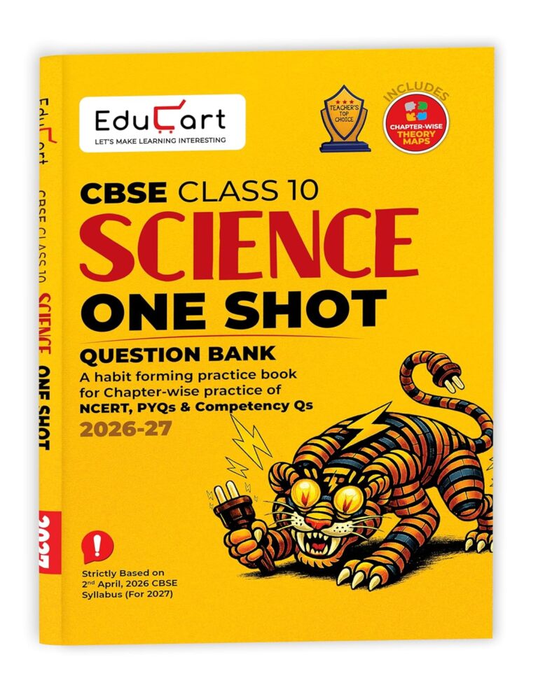Educart One-Shot Science CBSE Class 10th Question Bank Paper 2026-27 New Syllabus - Bhandari Stationers