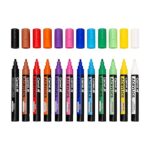 Camel Acrylic Markers 12 shades, Bullet Tip - Bhandari Stationers