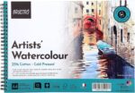 BRUSTRO Artist's Watercolour Paper Pad A4 - Bhandari Stationers