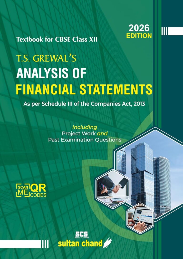 T.S. Grewal's Analysis of Financial Statements Textbook for CBSE Class 12th (2026-27 Examination) - Bhandari Stationers