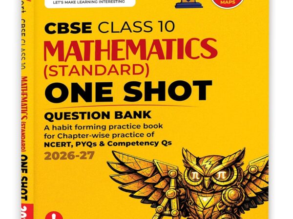 Educart Mathematics Standard One-Shot Question Bank Paper For CBSE Class 10th 2026-27 New Syllabus - Bhandari Stationers