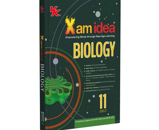 VK Xam Idea Biology Book For CBSE Class 11th Latest Edition 2026-27 - Bhandari Stationers