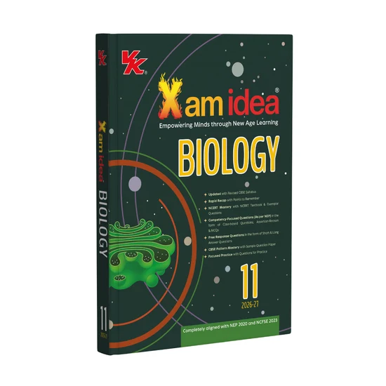 VK Xam Idea Biology Book For CBSE Class 11th Latest Edition 2026-27 - Bhandari Stationers