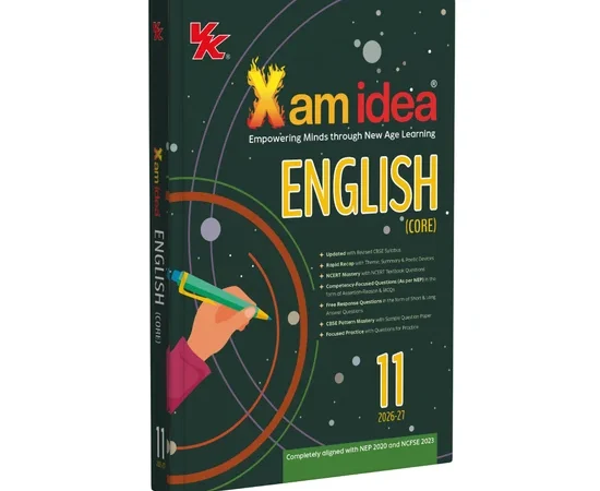 VK Xam Idea English Core For CBSE Class 11th Latest Edition 2026-27 - Bhandari Stationers