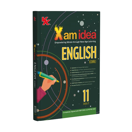 VK Xam Idea English Core For CBSE Class 11th Latest Edition 2026-27 - Bhandari Stationers VK Xam Idea English Core For CBSE Class 11th Latest Edition 2026-27 - Bhandari Stationers