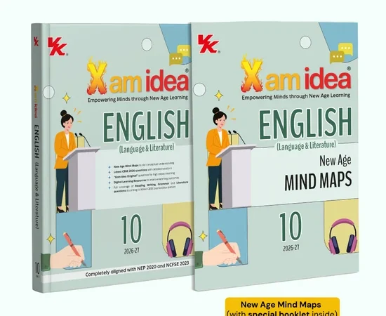 VK Xam Idea English Language and Literature Book For CBSE Class 10th Latest 2026-27 Latest Edition - Bhandari Stationers