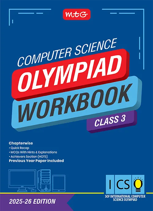 Class 3 International Computer Science Olympiad Workbook for 2025-26 Exam - Bhandari Stationers - Best Stationery Store In Kota
