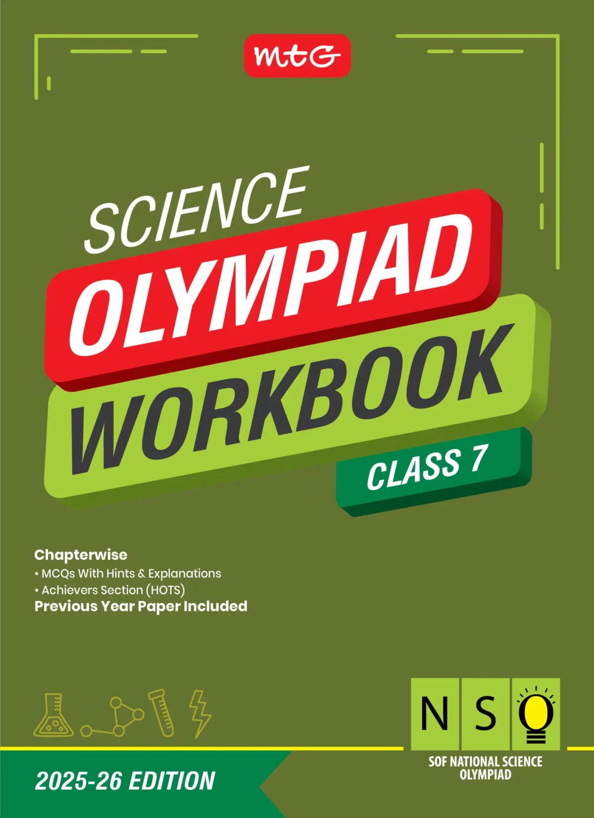 MTG National Science Olympiad Best Workbook for Class 7th 2025-26 Exam ...