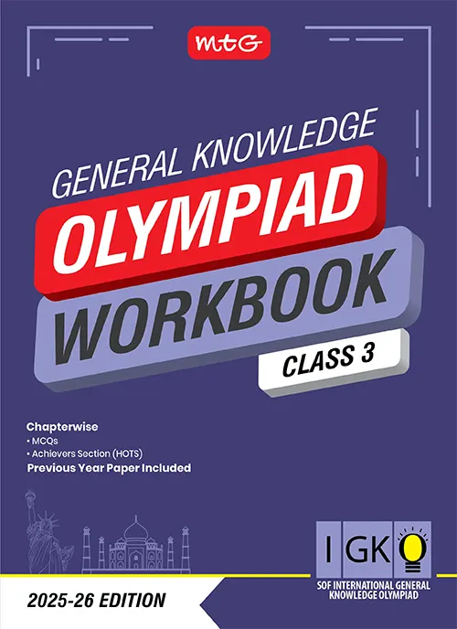 Class 3 International General Knowledge Olympiad Workbook for 2025-26 Exam - Best Stationery Store In Kota