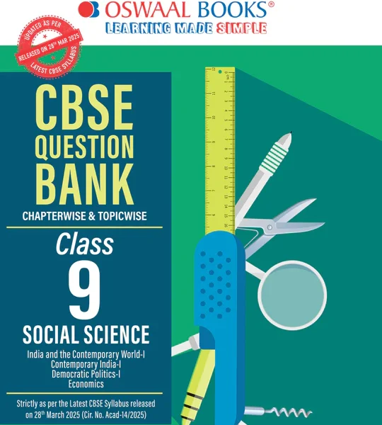 Oswaal CBSE Question Bank Class 9 Social Science For 2026 Examination - Bhandari Stationers