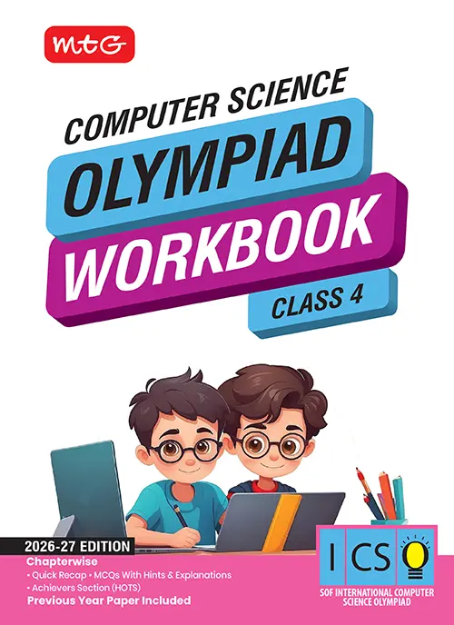 MTG International Computer Science Olympiad Workbook for Class 4th 2026-27 Exam - Bhandari Stationers