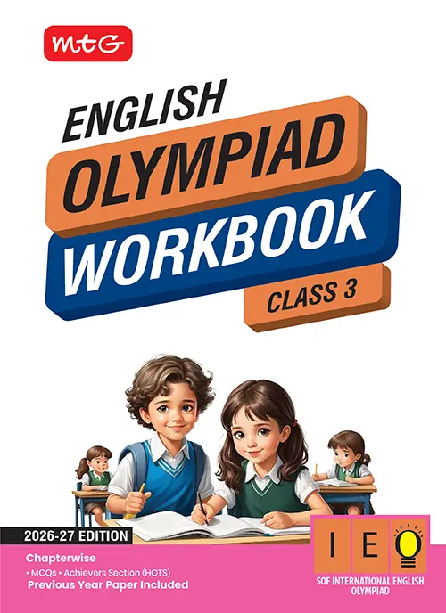 MTG International English Olympiad Workbook for Class 3rd 2026-27 Exam - Bhandari Stationers