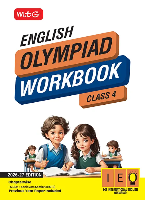 MTG International English Olympiad Workbook for Class 4th 2026-27 Exam - Bhandari Stationers