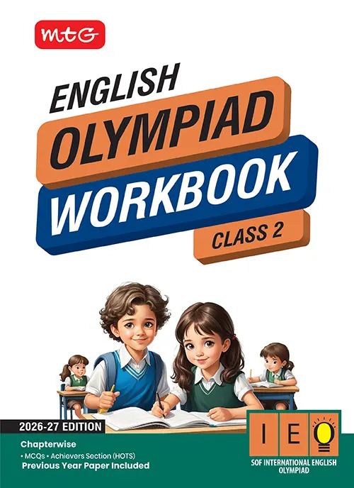 MTG International English Olympiad Workbook for Class 2nd 2026-27 Exam - Bhandari Stationers