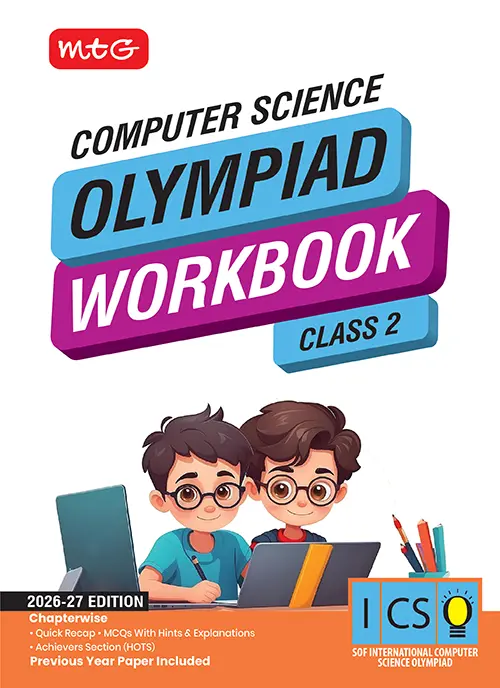MTG International Computer Science Olympiad Workbook for Class 2nd 2026-27 Exam - Bhandari Stationers