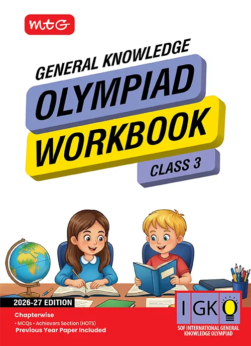 MTG International General Knowledge Olympiad Workbook for Class 3rd 2026-27Exam - Bhandari Stationers