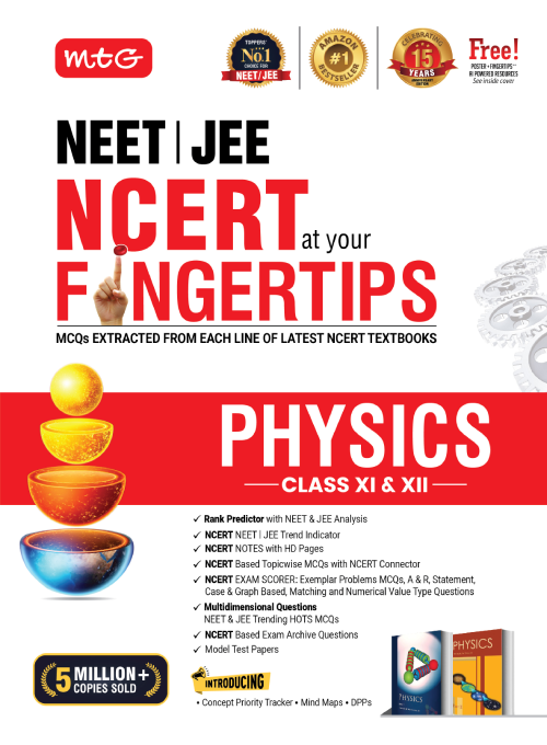 MTG Objective NCERT at your Fingertips Physics NEET | JEE Books For 2027 Exam Latest Edition - Bhandari Stationers MTG Objective NCERT at your Fingertips Physics NEET | JEE Books For 2027 Exam Latest Edition - Bhandari Stationers