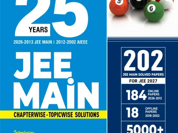 MTG 25 Years Mathematics JEE Main Chapterwise-Topicwise Textbook For 2027 Exam - Bhandari Stationers