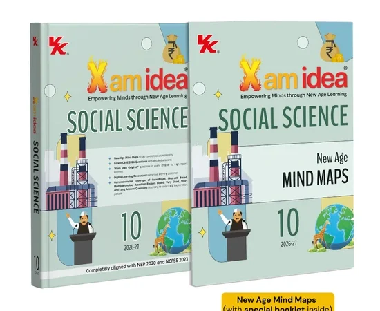 VK Xam Idea Social Science Book For CBSE Class 10th Latest 2026-27 Latest Edition - Bhandari Stationers