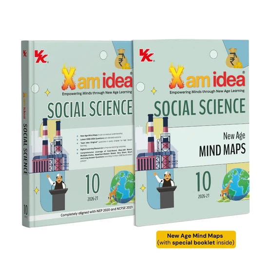 VK Xam Idea Social Science Book For CBSE Class 10th Latest 2026-27 Latest Edition - Bhandari Stationers
