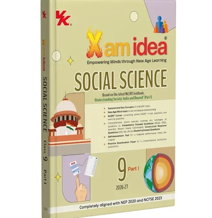 VK Xam Idea Social Science Part-1 Book For CBSE Class 9th Latest 2026-27 - Bhandari Stationers