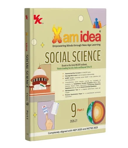 VK Xam Idea Social Science Part-1 Book For CBSE Class 9th Latest 2026-27 - Bhandari Stationers