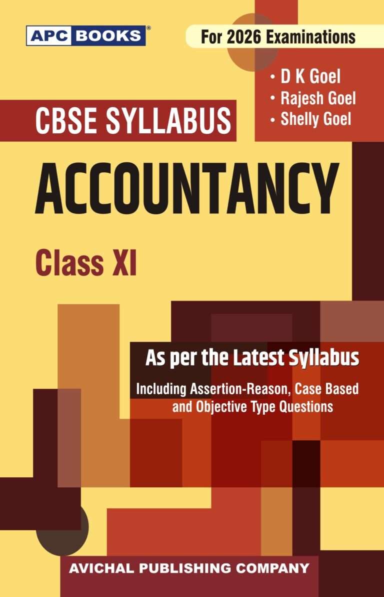 APC Books Accountancy Textbook For CBSE Class 11th | (2025-26 Examination) - Bhandari Stationers