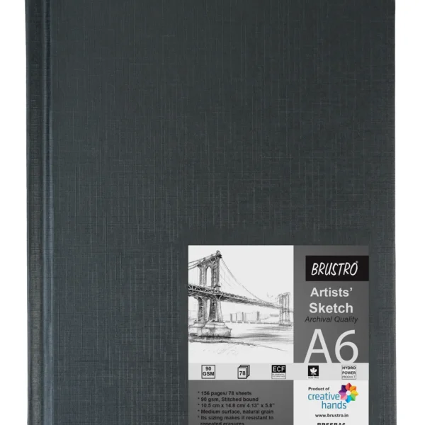 Brustro Artists Sketch Book A6 - Bhandari Stationers