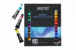 BRUSTRO Artist’s Watercolour Paint | 12ML Tubes Set of 24 Colours - Bhandari Stationers