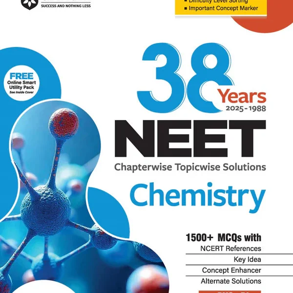 Arihant NEET Chemistry 38 Year's Chapterwise - Topicwise Solutions (2025-1988)| Re NEEET 2022 & 2024 | English Medium - Bhandari Stationers