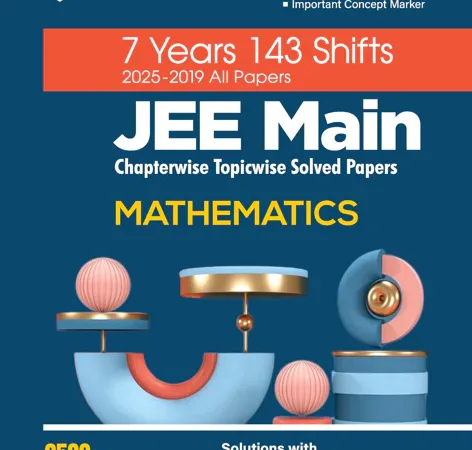 Arihant JEE Main Mathematics | 7 Years 143 Shifts (2025-2019 All Papers) | Chapterwise- Topicwise Solved Papers | 2500+ MCQs - Bhandari Stationers - Best Stationery Store In Kota