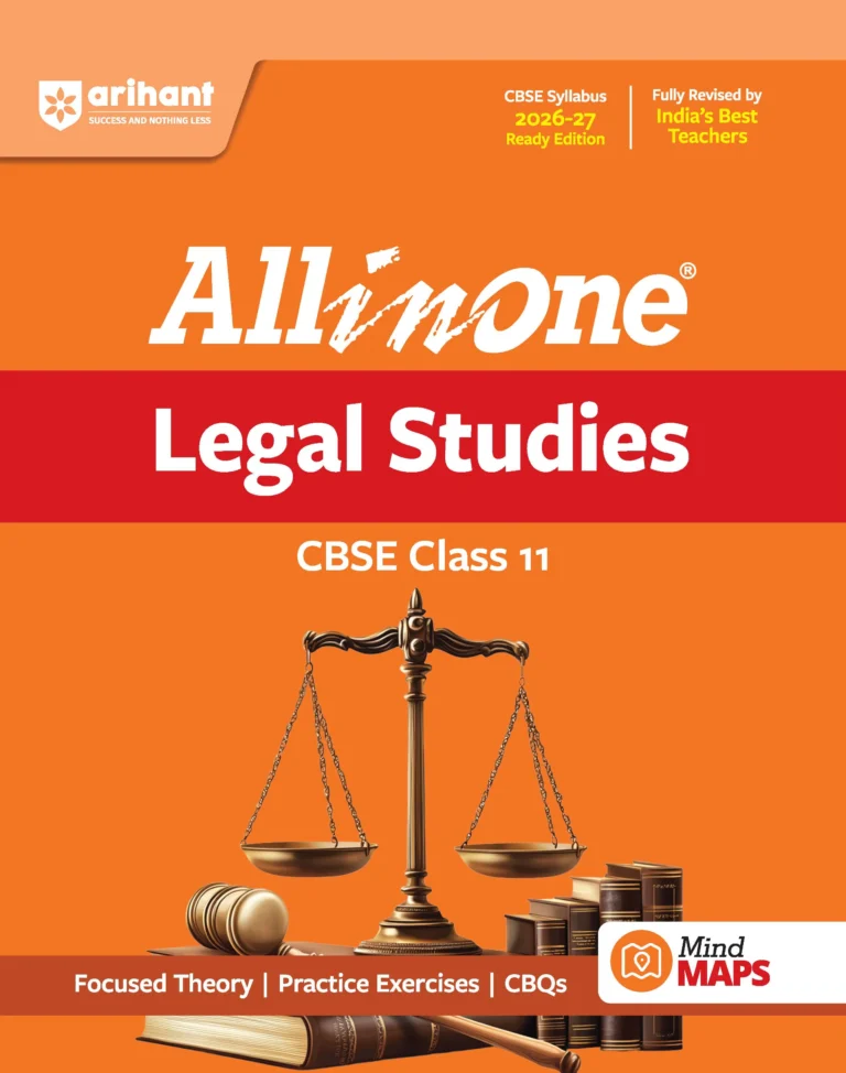 Arihant All in One Legal Studies textbook For CBSE Class 11th Exam 2026-27 New Edition - Bhandari Stationers