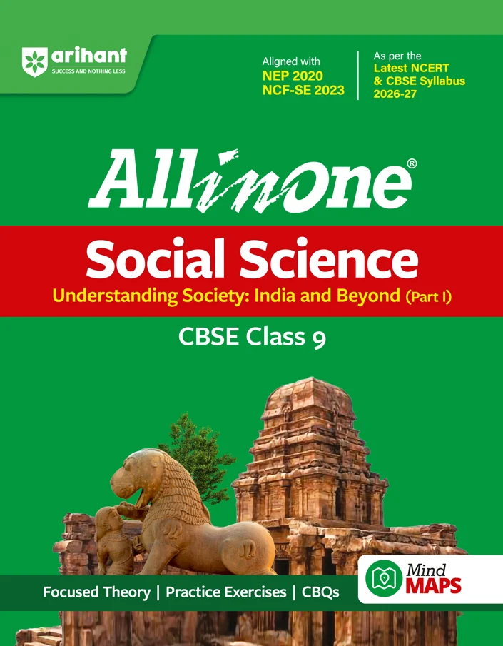 Arihant All in One Social Science Part 1 Class 9th Latest Edition 2027 - Bhandari Stationers