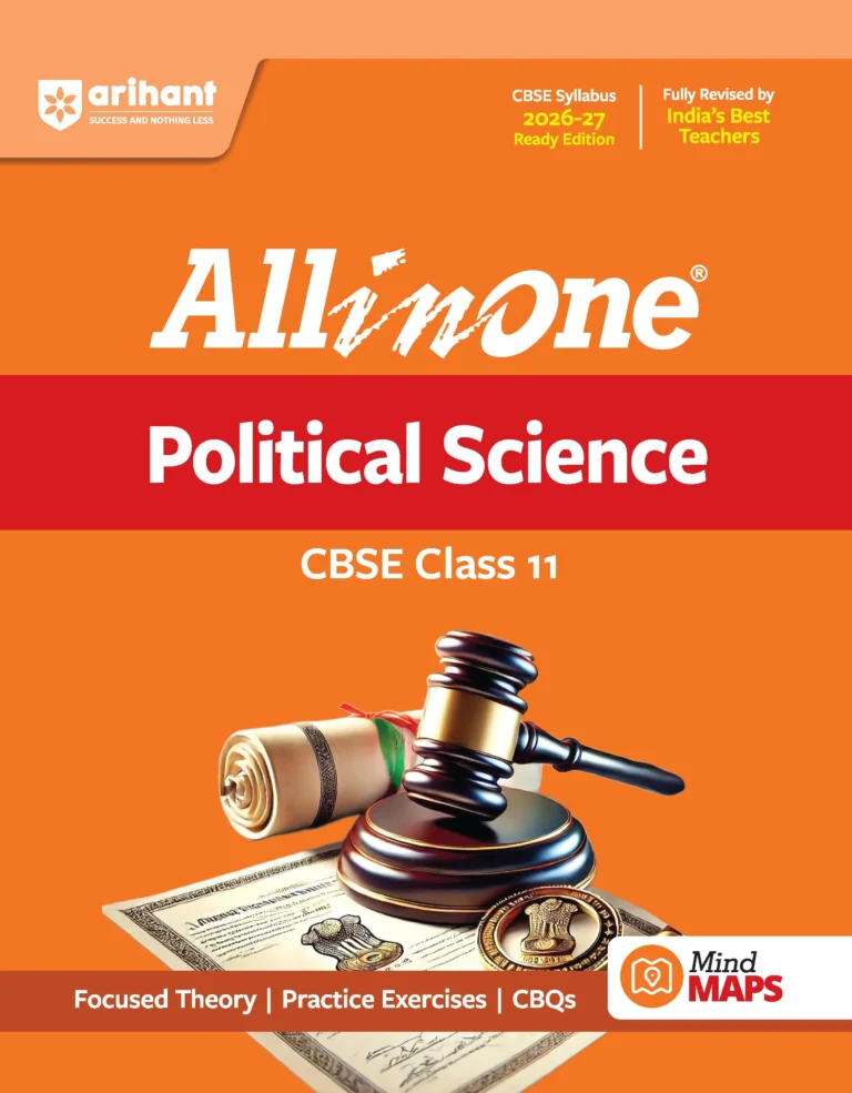 Arihant All in One Political Science Textbook For CBSE Class 11th Exam 2026-27 New Edition - Bhandari Stationers