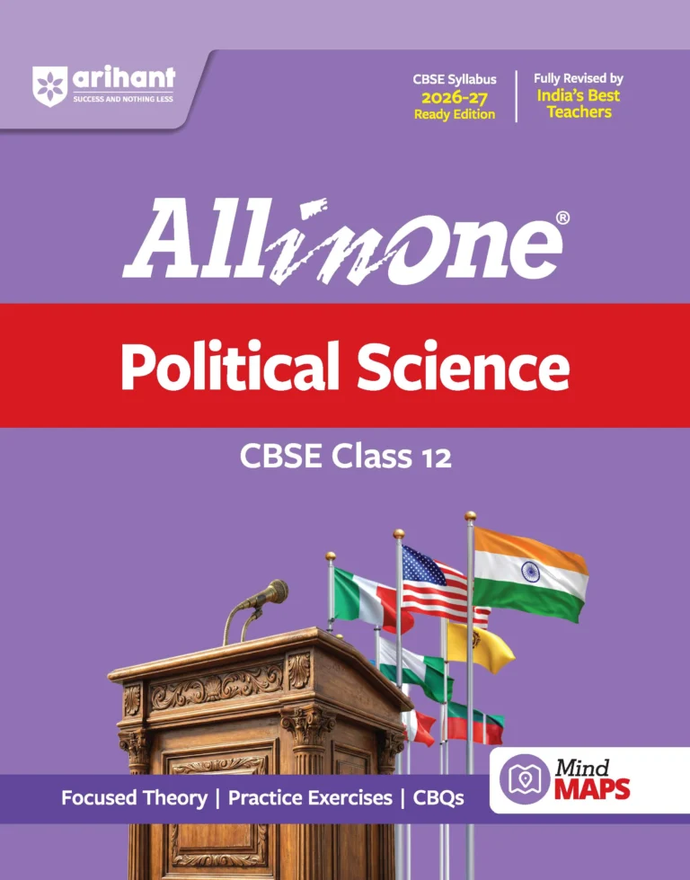 Arihant All in One Political Science for Class 12th CBSE Exams 2026-27 Latest Edition 2027 - Bhandari Stationers