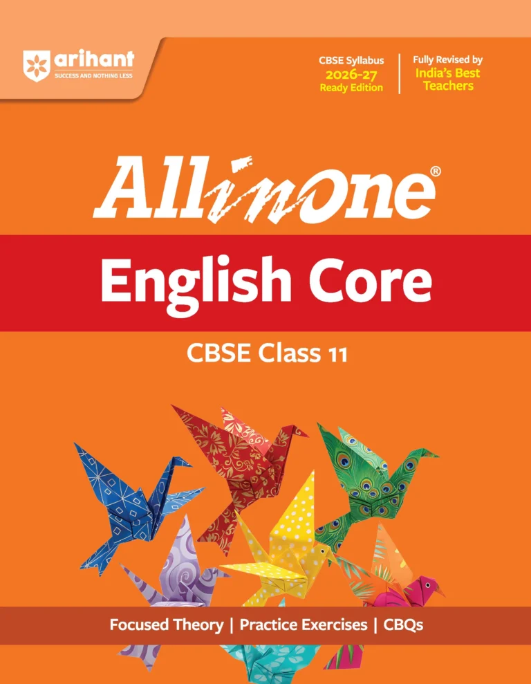 Arihant All in One English Core Textbook For CBSE Class 11th Exam 2026-27 New Edition - Bhandari Stationers
