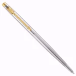 PARKER Insignia Shiny Chrome Gold Trim Premium Ballpoint Pen - Bhandari Stationers