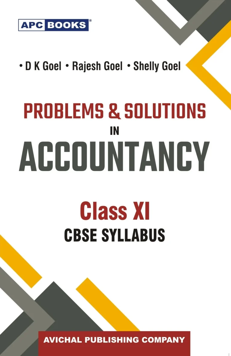 APC Books Problems & Solutions In Accountancy Textbook For CBSE Class 12th | (2025-26 Examination) - Bhandari Stationers - Best Stationery Store In Kota