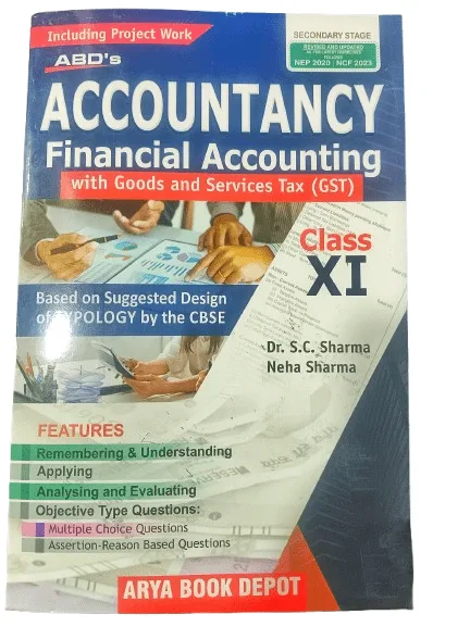 ABD's Accountancy Financial Accounting Textbook For CBSE Class 11th | (2025-26 Examination) - Bhandari Stationers - Best Stationery Store In Kota