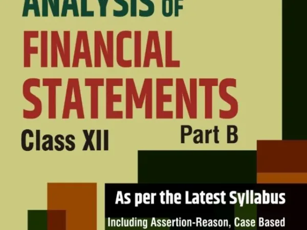 APC Books Analysis Of Financial Statements Part B, Textbook For CBSE Class 12th - Bhandari Stationers - Best Stationery Store In Kota