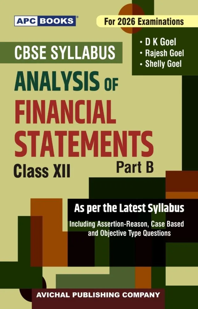 APC Books Analysis Of Financial Statements Part B, Textbook For CBSE Class 12th - Bhandari Stationers - Best Stationery Store In Kota