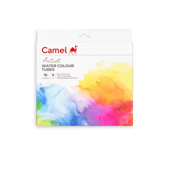 Camel Artist 9ml Water Color Set - 18 Shades (Multicolor) - Bhandari Stationers