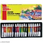 CAMEL WATER COLOUR TUBES 18 SHADES SMOOTHE COLOURS FOR TRANSPARENT EFFECT - Bhandari Stationers