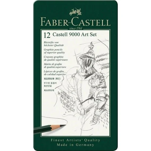 FABER-CASTELL, 9000 Art Pencil Set-Pack Of 12 - Bhandari Stationers