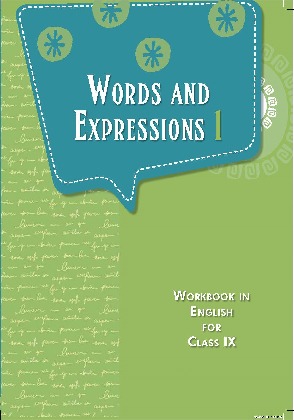 Words And Expression 1 English textbook For Class 9th - Bhandari Stationers