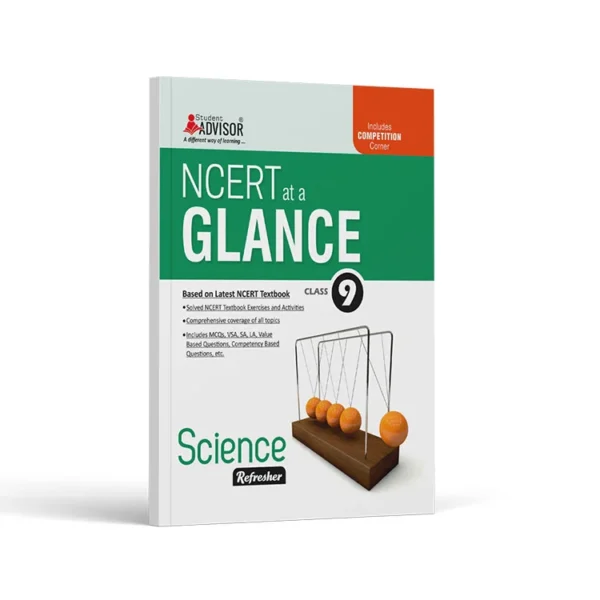 Advisor NCERT at a Glance Science, Class 9th Refresher - Bhandari Stationers - Best Stationery Store In Kota