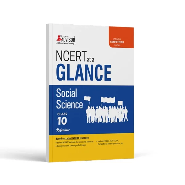 Advisor NCERT at a Glance Social Science, Class 10th Refresher - Bhandari Stationers