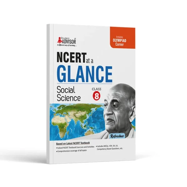 Advisor NCERT at a Glance Social Science, Class 8th Refresher - Bhandari Stationers - Best Stationery Store In Kota