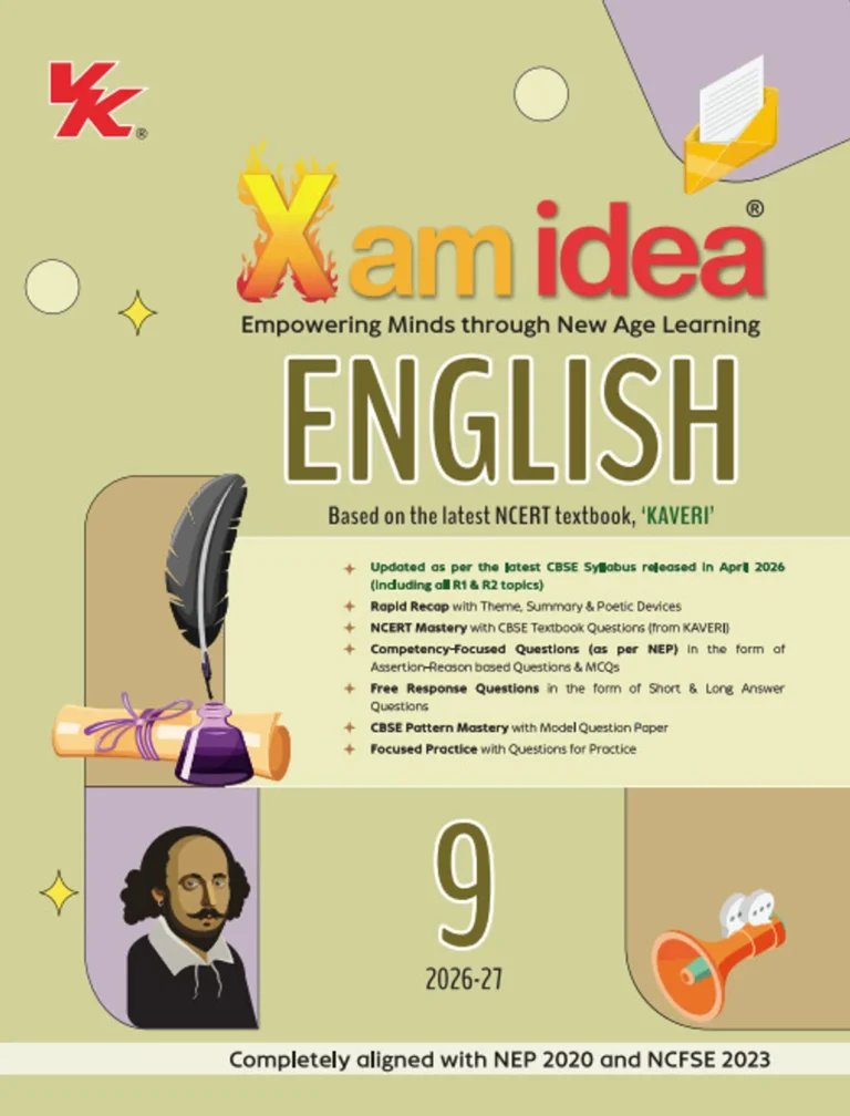 VK Xam Idea English Kaveri Book For CBSE Class 9th Latest 2026-27 - Bhandari Stationers
